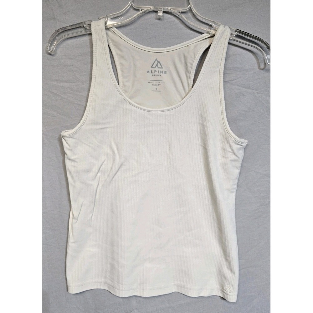 Alpine Design extra small tank top with built in bra Cream